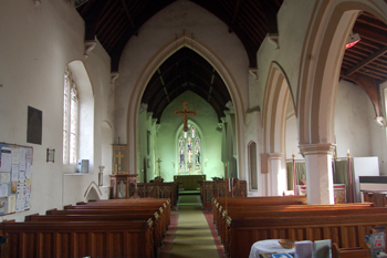Interior looking east March 2010